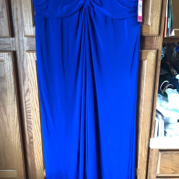 NWT Vince Camuto Twist Front Jersey Wide Leg Jumpsuit Plus Size 1X - Picture 5 of 16